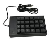 Cocoarm Clavier Numérique USB Filaire 23 Touches avec Câble 1,8 M | Saisie silencieuse, membrane antidérapante, compatibilité , raccourci calculatrice, pour comptables et professionnels