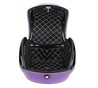 Cocoarm Coffre à Bagages de 32 L, Boîtier Supérieur en ABS avec Dossier, Conception Légère mais Robuste, sécurité Haute visibilité, capacité Spacieuse, Portable et Confortable, Doublure Isolante