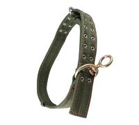 Cocoarm Collier de Transport de Vache en Toile Réglable avec Trous à Double Rangée et Boucle à Ardillon épaisse, Sangle de Cou de Vache épaisse à Quatre Couches pour Nourrir Le Bétail et la (Moyen)