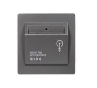 Cocoarm Commutateur de Carte d'hôtel en Alliage d'aluminium ABS 40A Interrupteur 'alimentation Mise Hors Tension Retardée pour Chambre 'amis Appartement Bureau Insérer le Contrôle de Carte-clé