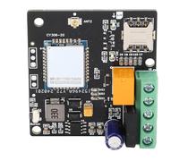 Cocoarm Commutateur de Relais d'ouvre-porte GSM, Commutateur de Relais de Télécommande ABS GSM AC DC 9 à 36 V avec Contrôle d'application SMS 'appel, 1001 Utilisateurs, Délai de 0 à 9999 S pour