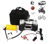 Cocoarm Compresseur d'air de Voiture Mini compresseur d'air Portable 2.5bar gonfleur de Pneu de Voiture Kit Portable 12V Pompe à Pression Pompe de gonflage des pneus