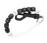 Cocoarm Compteur de Score de, Nylon avec Pierres Artificielles, Compteur de Score de Chaîne de Perles, Fournitures de Noires et Roses pour Les Amateurs de Plein Air (Black)