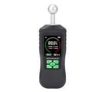 Cocoarm Compteur d'eau en Bois, Compteur d'eau à Induction Sphérique avec écran LCD Couleur, Profondeur Non Destructive de 40 Mm, Invite Sonore 'étalonnage, pour l'inspection des Murs en Papier