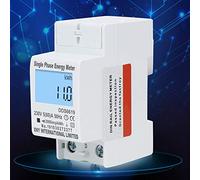 Cocoarm Compteur d'énergie électronique Compteur d'énergie monophasé Affichage Numérique avec échantillonnage Microélectronique 230 V 5 A à 60 A Niveau 1 pour l'utilisation Domestique et la des