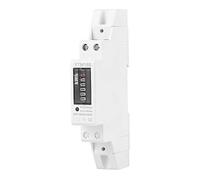 Cocoarm Compteur D'énergie monophasé sur Rail DIN 220V 5(30) A Classe 1 Précision KWh avec Affichage LCD et Sortie Impulsion pour Système AMR Conforme à la Norme IEC 62053-21