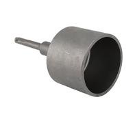 Cocoarm Conducteur de Tige de Sol pour Perceuse à Marteau, Conducteur de Post en Acier forgé pour une Installation de Mise à la Terre Efficace avec compatibilité SDS Plus (65 mm)