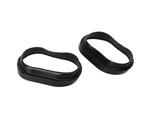 Cocoarm Conduit d'admission d'air Bottes en Caoutchouc Joint de Tuyau 'admission en Caoutchouc Botte 2 Pièces Joint étanche Remplacement Direct pour GSXR 600 750 1000 Riders et Utilisation en
