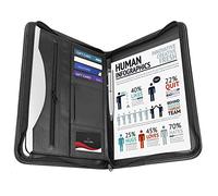 Cocoarm Conférencier A4 en cuir synthétique - porte-document A4