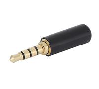 Cocoarm Connecteur Adaptateur Jack 3,5 Mm équilibré, 4 Pôles plaqué Or