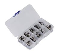 Cocoarm Connecteur de Bouchon Féminin USB de Type C, Matériau en Acier Inoxydable, 100pcs de Réparation de Soudure avec Boîte de Transport, Idéal pour les Besoins en Ordinateur et en Charge
