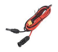 Cocoarm Connecteur de Câble de Charge Solaire vers Adaptateur XT60, Connecteur de Panneau Solaire en Cuivre PC 12 AWG 2 M, Câble 20,5 A pour Contrôleur de Générateur de Centrale électrique Portable