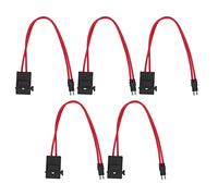 Cocoarm Connecteur de Support de Voiture, 5 Pièces d'extension de Fil Robuste pour Panneau de Boîte à Fusibles de Véhicule, 20 A 16 AWG avec une Longueur de Ligne de 230 Mm, Connecteur de (Pieds