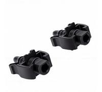 Cocoarm Connecteur de Tuyau de Vase d'expansion ABS Droit Système de Refroidissement Connecteur de Tuyau de Retour Port 6 Mm 2 Pièces pour Remplacement de d'eau pour l'entretien du Véhicule