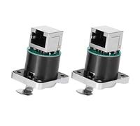 Cocoarm Connecteur incliné RJ45, Matériau d'aloras de Tir, Fiche d'aviation RJ45 à 90 Degrés pour Un Câble Réseau et Un Usage Industriel, IP67 et Une durabilité élevée