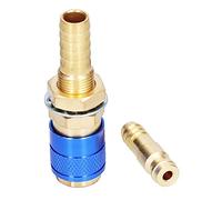 Cocoarm Connecteur Rapide Raccord en Laiton Connecteur de Tuyau M10 pour Torche de Soudage TIG Conception à Barbe Compacte Anti-oxydation Installation Facile pour les Utilisateurs d'équipement de