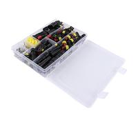 Cocoarm Connecteurs électriques Automobiles étanches, Kit de Prise de Fil à Connexion Rapide en Plastique 300 V 12 A, Bornes Plaquées Cuivre, Conception de Boucle de Verrouillage pour Voitures, Motos,