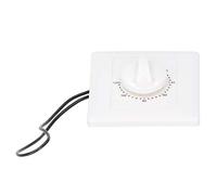 Cocoarm Contrôleur de Minuterie de Compte à Rebours Mécanique en Plastique 220 V 10 A 0 à 120 Minutes Interrupteur de Minuterie Mural pour Ventilateurs Chauffe-eau Routeurs Aquariums et Ampoules