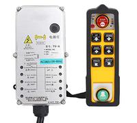 Cocoarm Contrôleur de Palan, Télécommande de Grue à Poignée Unique YU 6, Contrôle de Palan électrique 800 MHz, étanche à l' et aux Acides, pour Grues, Convoyeurs, Mines de Charbon (plastique 4)
