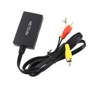 Cocoarm Convertisseur AV Adaptateur Numérique vers Analogique avec Chipset intégré, alimenté par USB pour Les Lecteurs DVD HDTV, Prend en Charge Les Formats NTSC PAL de Sortie 480i à 1080P