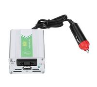 Cocoarm Convertisseur de Puissance Magnalium pour Voiture 80 W DC 12 V vers AC 220 V 240 Ondes de Correction avec Indicateur LED et Protection Multiple pour Les Voyages en Voiture, Le Camping,