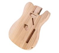 Cocoarm Corps de Guitare électrique inachevé pour Pièces DIY Style TL en Bois de Sycomore Massif, prédrillé, Poli, Corps de Guitare Basse personnalisé, ébauche de Corps de Guitare