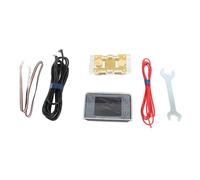 Cocoarm Coulomètre à écran LCD Coulombmètre 2,4 Pouces Écran Couleur 8 à 100 V 500 A Fonction de Mémoire de Détection de Courant Bidirectionnel pour Système Solaire RV Moniteur de Batterie de Vélo