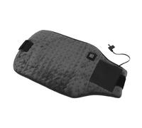 Cocoarm Coussin Chauffant USB en Polyester avec Température Réglable, Chauffage Rapide pour la Taille, le Cou, le Genou, la Maison, le Bureau, les Voyages, le Camping, la Pêche (gris foncé)