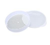Cocoarm Couvercle Anti-éclaboussures pour -ondes, Couvercle Alimentaire en Plastique PP pour Cuiseur Vapeur avec Trous d'aération et Poignées Latérales, Simple ou Double Couche 23 X 11 Cm à 26,5 X