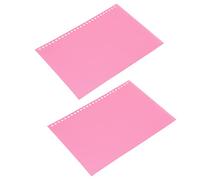 Cocoarm Couverture de Reliure B5 Couverture en Papier PP 50pcs Protecteur de Page Translucide givré à 26 Trous 260 X 184 Mm Enroulable étanche pour les Rapports, Présentations, Photos, Certificats