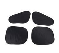 Cocoarm Curtain de Fenêtre de Voiture Rideau d'intimité 4 Pack Sunshades de Voiture pour Fenêtres Blocage du Soleil d'ajustement Universel et Respirant avec un Tissu Opaque pour une Conduite en