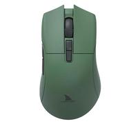 Cocoarm Darmoshark N3 Souris Gamer Fil, 26000DPI PAM3395 (Green) | Connexion BT tri-mode 2,4 G, conception ergonomique à 7 boutons, léger 65 g, Li-ion 300 mAh, 123,5 x 66 x 40 mm, ordinateur