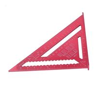 Cocoarm de Mesure en Alliage d'aluminium pour le Travail du Bois, Règle Triangulaire de 12 Pouces, échelle Gravée au, Corps épaissi pour le Marquage d'angle, Coupe Carrée, Menuiserie de Meubles
