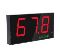 Cocoarm Décibelmètre Mural, Sonomètre ABS 30 à 130 DB alimenté par USB avec Alarme de Batterie Intégrée, Pondération AC, Modes Lents Rapides pour l'école, le Bureau, le Bar, l'hôpital