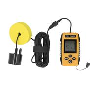 Cocoarm Détecteur à Ultrasons, Détecteur de Poisson Portable ABS avec Capteur Sonar 200 KHz, Rétroéclairage LCD, Portée de Profondeur de 328 Pieds, Alarme de Poisson et Balayage à 45 Degrés pour la