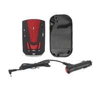 Cocoarm Détecteur de pour Voiture Dispositif de Détection de 360 Degrés Détection Portée de 200 à 800 M Alerte de Vitesse GPS Technologie Superhétérodyne avec Système de Mise en (Rouge)