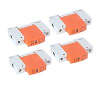 Cocoarm Dispositif de Protection Contre Les Surtensions 1P PC Protecteur de Surtension sur Rail DIN AC 420 V RMU1 C60 avec Fenêtre Indicatrice Conception Modulaire Boîtier Ignifuge pour la (Imax :