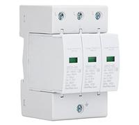 Cocoarm Dispositif de Protection Contre Les Surtensions, Parasurtenseur PC 80KA 40KA 2,2KV avec Indicateur de Défaut et Réponse 25ns, Protecteur de Tension sur Rail DIN pour Distribution d'énergie