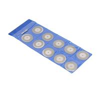 Cocoarm Disque de Coupe Diamant, Jeu de Meules de Coupe en Diamant Synthétique 10 Pièces avec Tige pour Outils Rotatifs, Disque de Meulage Rond Fin pour Couper, Meuler, Poncer le Bois, la Pierre