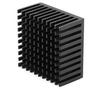 Cocoarm Dissipateur de Chaleur, 5pcs Éviteur Thermique en Aluminium 40x20x40 Mm pour Carte électrique PCB Circuit Circuit Circuit Power Bancien avec Une conductivité Thermique élevée (Black)