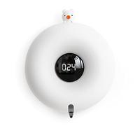 Cocoarm Distributeur Automatique de Savon Moussant, Distributeur de Savon sans Contact ABS avec Induction Infrarouge, Affichage LED, Chargement USB C, 280 ML pour Salle de Bain, Cuisine, Bureau