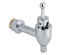 Cocoarm Distributeur de Robinet en Cuivre de 12 Mm, Finition Chromée élégante, Conception Anti-fuite pour le Service du Vin et de la Bière, Idéal pour la Maison et les Restaurants (Chromé 12mm)