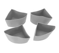 Cocoarm Doublure de Séparation pour Mijoteuse, Doublure Réutilisable en Silicone pour Mijoteuse pour Casserole de 6 Litres, Conception 4 en 1 étanche, Cuisinez 2 Repas à la Fois, Facile à Nettoyer
