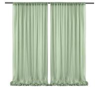 Cocoarm Drapage d'arc de Mariage en Fil de beauté Champagne, 1.5x2.15m, Rideau d'arrière-Plan Pliable Doux pour Cabines Photos de Fête de Mariage (Cocoarmg9a8dgtp67-C)