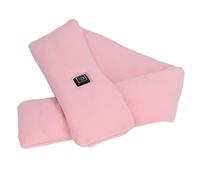 Cocoarm Écharpe Chauffante, écharpe Chauffante USB avec Chauffage Infrarouge Lointain, 3 Niveaux de Chaleur, Cache-cou en Velours Respirant et Lavable avec Banque d'alimentation 2800 MAh pour (PINK)
