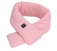 Cocoarm Écharpe Chauffante, écharpe Chauffante USB en Velours DE avec Technologie Infrarouge Lointain, 3 Niveaux DE Chaleur, Lavable, Respirant, Rechargeable 2800 MAh, Cache-cou pour Adultes, (PINK)