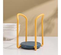 Cocoarm Égouttoir à Vaisselle Rétractable, Pratique, Organisateur de Bols, égouttoir à Vaisselle Harmonica en Alliage d'aluminium pour Grand Festin avec Drainage pour Comptoir de Cuisine (Jaune Bleu)