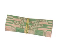 Cocoarm Emballage de Pièces de Monnaie, Tubes de Pièces de Monnaie en Papier Préformés 300 pour Remplissage Manuel ou Machines de Compteur de Automatiques, Stockage à Code Couleur pour une