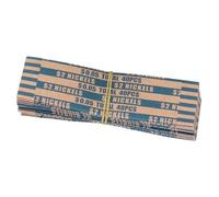 Cocoarm Emballage de Pièces de Monnaie, Tubes de Pièces de Monnaie en Papier Préformés 300 pour Remplissage Manuel ou Machines de Compteur de Automatiques, Stockage à Code Couleur pour une