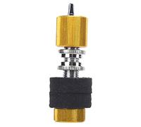 Cocoarm Embrayage de Charleston, Support de Cymbale de Batterie en Alliage D’aluminium avec Bouton Autobloquant, pour Accessoires de Jeu D’instruments de Jazz (YELLOW)